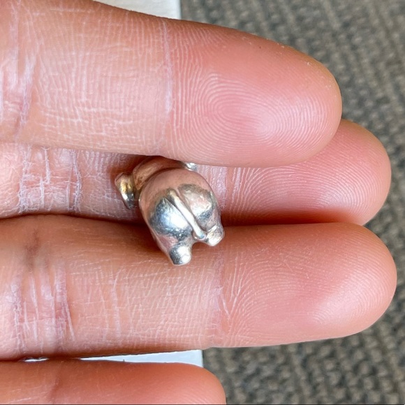 Retired PANDORA Elephant Sterling Silver Animal Charm EUC - Picture 3 of 7